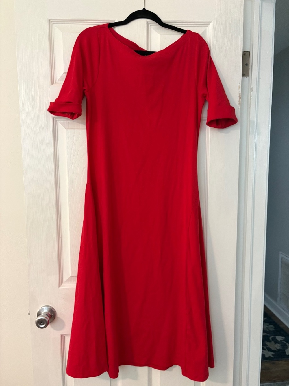 Lauren by Ralph Lauren Red Midi Dress